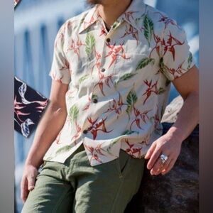 Sandro Camp- Collar printed Woven Shirt